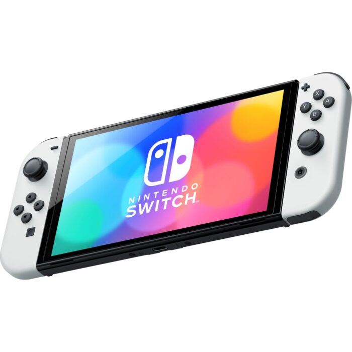 Nintendo Switch OLED (White) + Super Mario Bros. Wonder + Online Individual 12-Month videoconsola portátil 17,8 cm (7") 64 GB Pantalla táctil Wifi Blan - Imagen 3