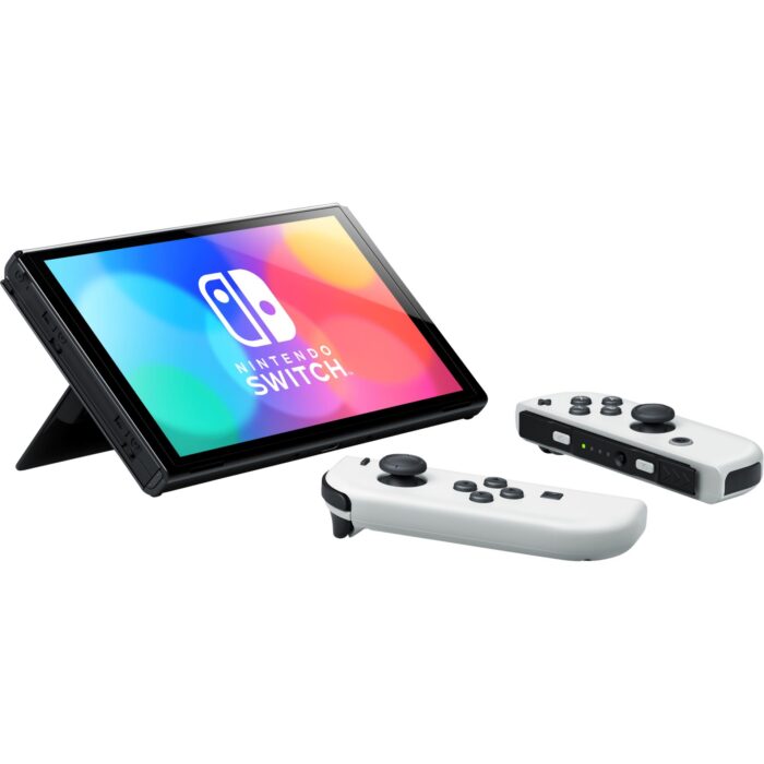 Nintendo Switch OLED (White) + Super Mario Bros. Wonder + Online Individual 12-Month videoconsola portátil 17,8 cm (7") 64 GB Pantalla táctil Wifi Blan - Imagen 4