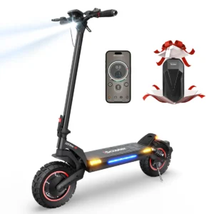 iScooter - Patinete eléctrico iScooter iX7 Pro de 10'', 2*1000W 48V17.5Ah, control por aplicación, suspensiones dobles