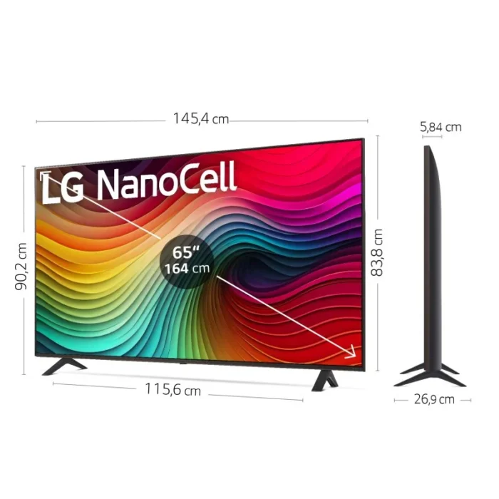 LG 65NANO82T6B 65" NanoCell UltraHD 4K SMART TV WebOS24 AI ThinQ - Imagen 4