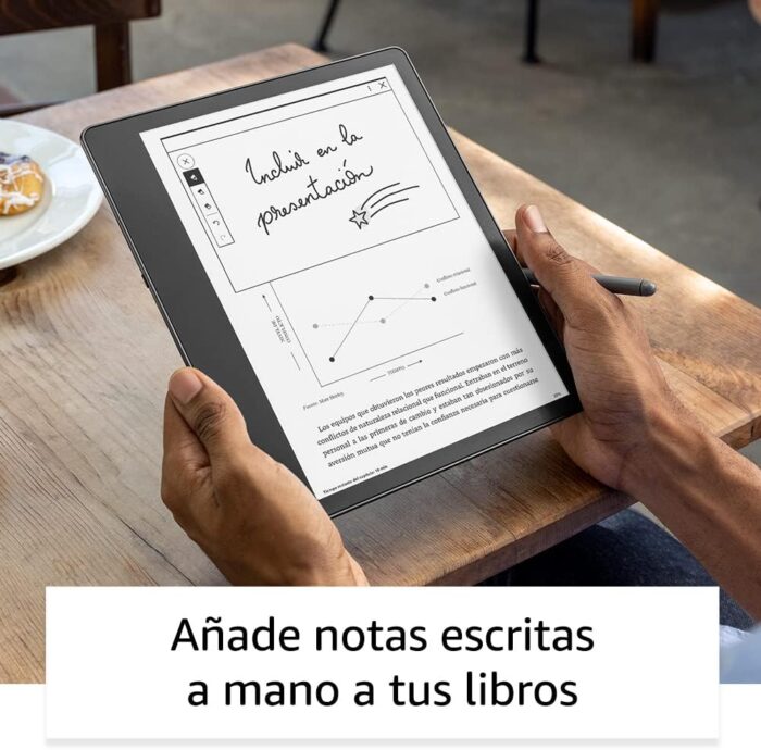 Kindle Scribe, el primer Kindle para leer y escribir, con una pantalla Paperwhite de 10,2" y 300 ppp | Con lápiz prémium | 16 GB + Kindle Unlimited - Imagen 3