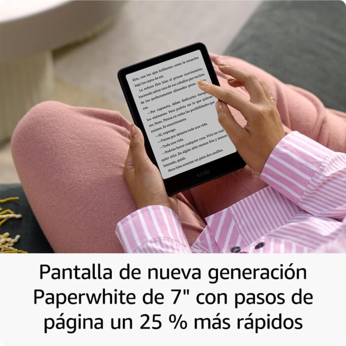 Kindle Scribe, el primer Kindle para leer y escribir, con una pantalla Paperwhite de 10,2" y 300 ppp | Con lápiz prémium | 16 GB + Kindle Unlimited - Imagen 2