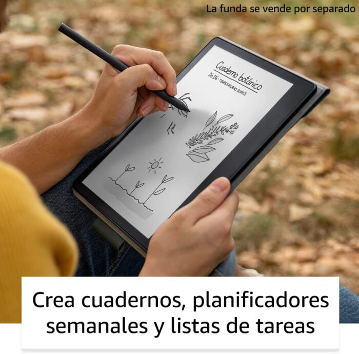 Kindle Scribe, el primer Kindle para leer y escribir, con una pantalla Paperwhite de 10,2" y 300 ppp | Con lápiz prémium | 16 GB + Kindle Unlimited - Imagen 7