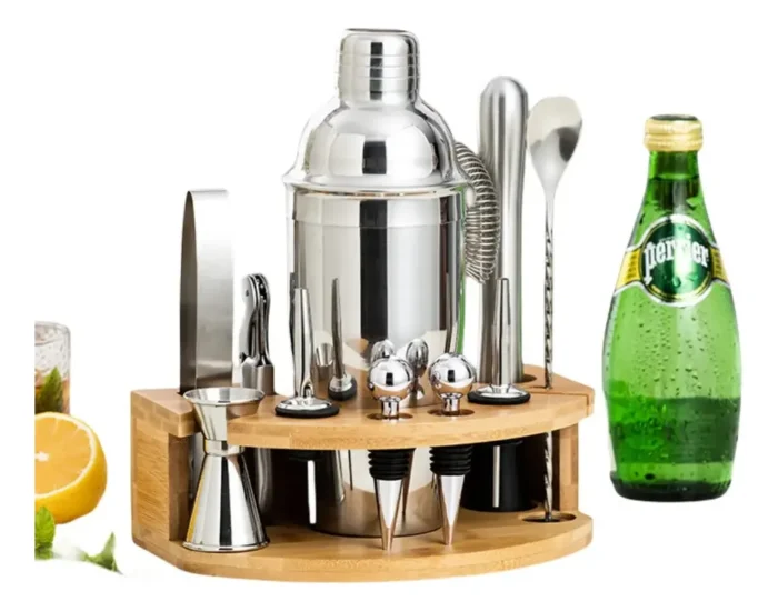 Set Bartender Cocteleria Acero Inoxidable 12 Piezas - Imagen 4