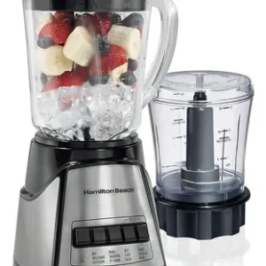 Hamilton Beach power Elite Licuadora Multifunci&oacut. Color Negro y acero inoxidable