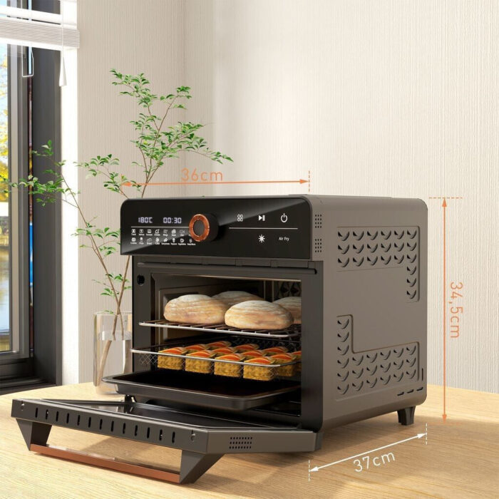 HomCom 20L Mini Oven Air Fryer - Imagen 3
